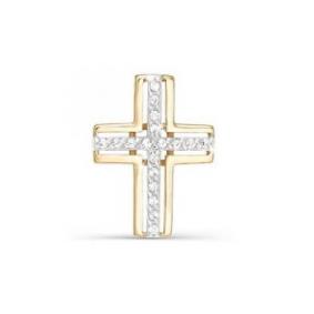 Золотая подвеска КЮЗ Del'ta DБР130003 с бриллиантом DБР130003 фото