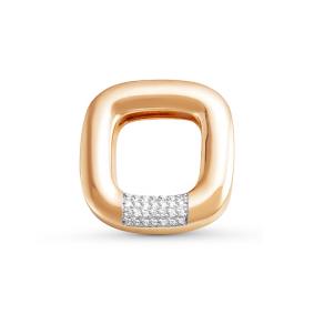 Золотая подвеска КЮЗ Del'ta DБР130036 с бриллиантом DБР130036 фото