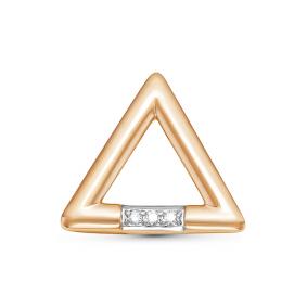 Золотая подвеска КЮЗ Del'ta DБР130044 с бриллиантом DБР130044 фото