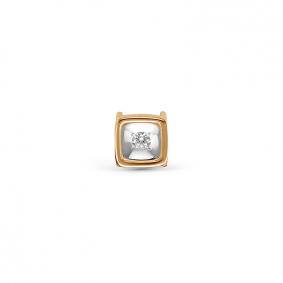 Золотая подвеска КЮЗ Del'ta DБР130507 с бриллиантом DБР130507 фото