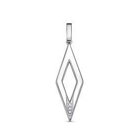 Золотая подвеска КЮЗ Del'ta DБР130721б с бриллиантом DБР130721б фото