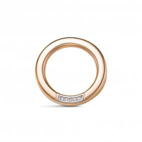 Золотая подвеска КЮЗ Del'ta DБР130722 с бриллиантом DБР130722 фото