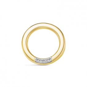 Подвеска из лимонного золота КЮЗ Del'ta DБР130722л с бриллиантом DБР130722л фото