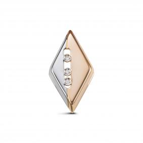 Золотая подвеска КЮЗ Del'ta DБР130765 с бриллиантом DБР130765 фото