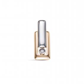 Золотая подвеска КЮЗ Del'ta DБР130783 с бриллиантом DБР130783 фото