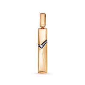 Золотая подвеска КЮЗ Del'ta DБР130859 с бриллиантом DБР130859 фото