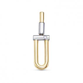 Подвеска из лимонного золота КЮЗ Del'ta DБР130967л с бриллиантом DБР130967л фото