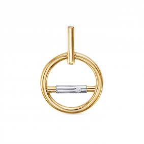 Золотая подвеска КЮЗ Del'ta DБР130978л с бриллиантом DБР130978л фото
