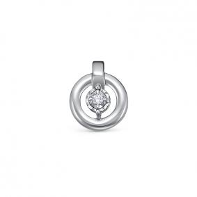 Золотая подвеска КЮЗ Del'ta DБР132289б с бриллиантом DБР132289б фото