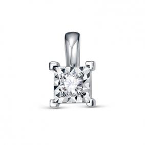 Золотая подвеска КЮЗ Del'ta DБР132852б с бриллиантом DБР132852б фото