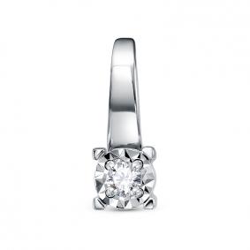 Золотая подвеска КЮЗ Del'ta DБР132854б с бриллиантом DБР132854б фото