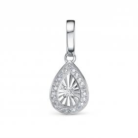 Золотая подвеска КЮЗ Del'ta DБР132893б с бриллиантом DБР132893б фото