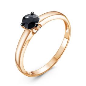 Золотое кольцо КЮЗ Del'ta DБР210792гт с бриллиантом и сапфировым корундом DБР210792гт фото