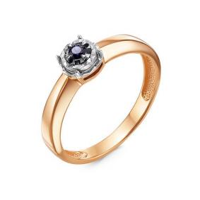 Золотое кольцо КЮЗ Del'ta DБР211742 с сапфиром DБР211742 фото