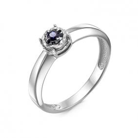 Кольцо из белого золота КЮЗ Del'ta DБР211742б с сапфиром DБР211742б фото