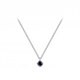 Колье из белого золота КЮЗ Del'ta DБР272129б с сапфиром DБР272129б фото