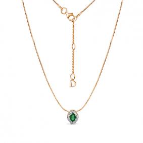 DБР372584 Колье Золото 585° (красное) DБР372584 фото