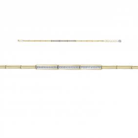 Золотой браслет КЮЗ Del'ta DБР770066л с бриллиантом DБР770066л фото