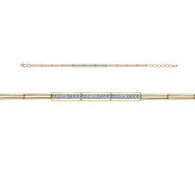 Золотой браслет КЮЗ Del'ta DБР770229л с бриллиантом DБР770229л фото