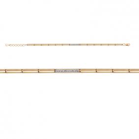 Золотой браслет КЮЗ Del'ta DБР770986 с бриллиантом DБР770986 фото