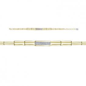 Золотой браслет КЮЗ Del'ta DБР772084л с бриллиантом DБР772084л фото