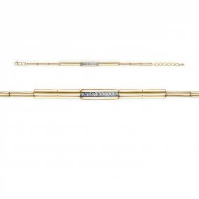 Золотой браслет КЮЗ Del'ta DБР772088л с бриллиантом DБР772088л фото