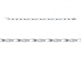 Золотой браслет КЮЗ Del'ta DБР772690б с бриллиантом DБР772690б фото