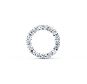 Подвеска из белого золота КЮЗ Del'ta Dб0302803 с фианитом Dб0302803 фото