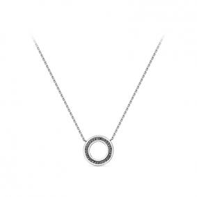 Колье из белого золота КЮЗ Del'ta Dб0704637 с фианитом Dб0704637 фото