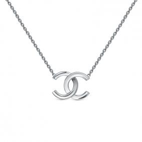 Колье из белого золота КЮЗ Del'ta Dб0704848 с фианитом Dб0704848 фото