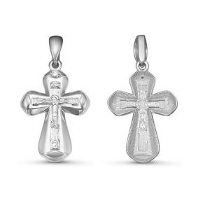 Подвеска из белого золота КЮЗ Del'ta Dб080567 с фианитом Dб080567 фото