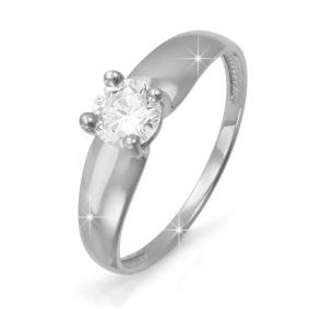 Золотое кольцо КЮЗ Del'ta Dб112948 с фианитом Dб112948 фото