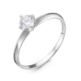 Золотое кольцо КЮЗ Del'ta Dб116529 с фианитом Dб116529 фото