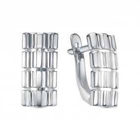 Серьги из белого золота КЮЗ Del'ta Dб2207804 Dб2207804 фото