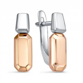 Серьги из белого золота КЮЗ Del'ta Dб2207963 Dб2207963 фото