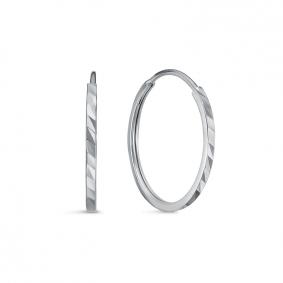 Серьги из белого золота КЮЗ Del'ta Dб5204127 Dб5204127 фото