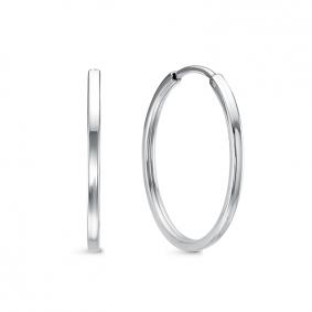 Серьги из белого золота КЮЗ Del'ta Dб5204136 Dб5204136 фото