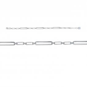 Браслет из белого золота КЮЗ Del'ta Dб7704592 с фианитом Dб7704592 фото