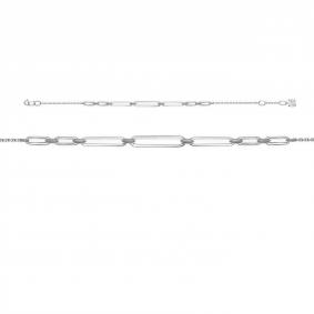 Браслет из белого золота КЮЗ Del'ta Dб7704684 с фианитом Dб7704684 фото