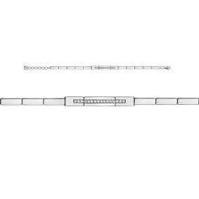 Браслет из белого золота КЮЗ Del'ta Dб770991 с фианитом Dб770991 фото