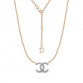 Dбр072503 Колье Золото 585° (красное) Dбр072503 фото