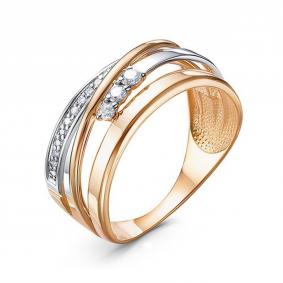 Золотое кольцо КЮЗ Del'ta Dбр112187 с бриллиантом Dбр112187 фото