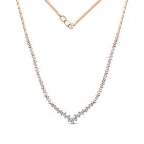 Dд0701829р Колье Золото 585° (красное) Dд0701829р фото