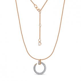 Dд0701957р Колье Золото 585° (красное) Dд0701957р фото