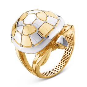 Золотое кольцо КЮЗ Del'ta Dд110068л с бриллиантом Dд110068л фото