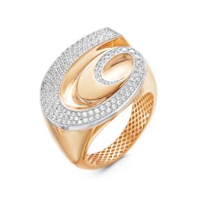 Золотое кольцо КЮЗ Del'ta Dд110101 с бриллиантом Dд110101 фото