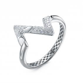 Золотое кольцо КЮЗ Del'ta Dд1101713рб с бриллиантом Dд1101713рб фото