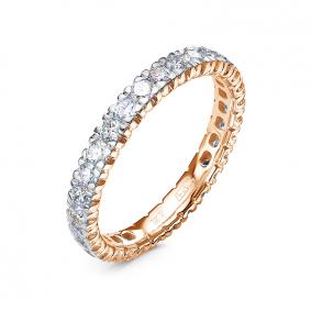 Золотое кольцо КЮЗ Del'ta Dд1101767р с бриллиантом Dд1101767р фото