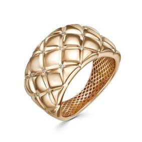 Золотое кольцо КЮЗ Del'ta Dд110503 с бриллиантом Dд110503 фото