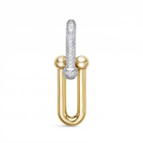 Золотая подвеска КЮЗ Del'ta Dд1301640рл с бриллиантом Dд1301640рл фото